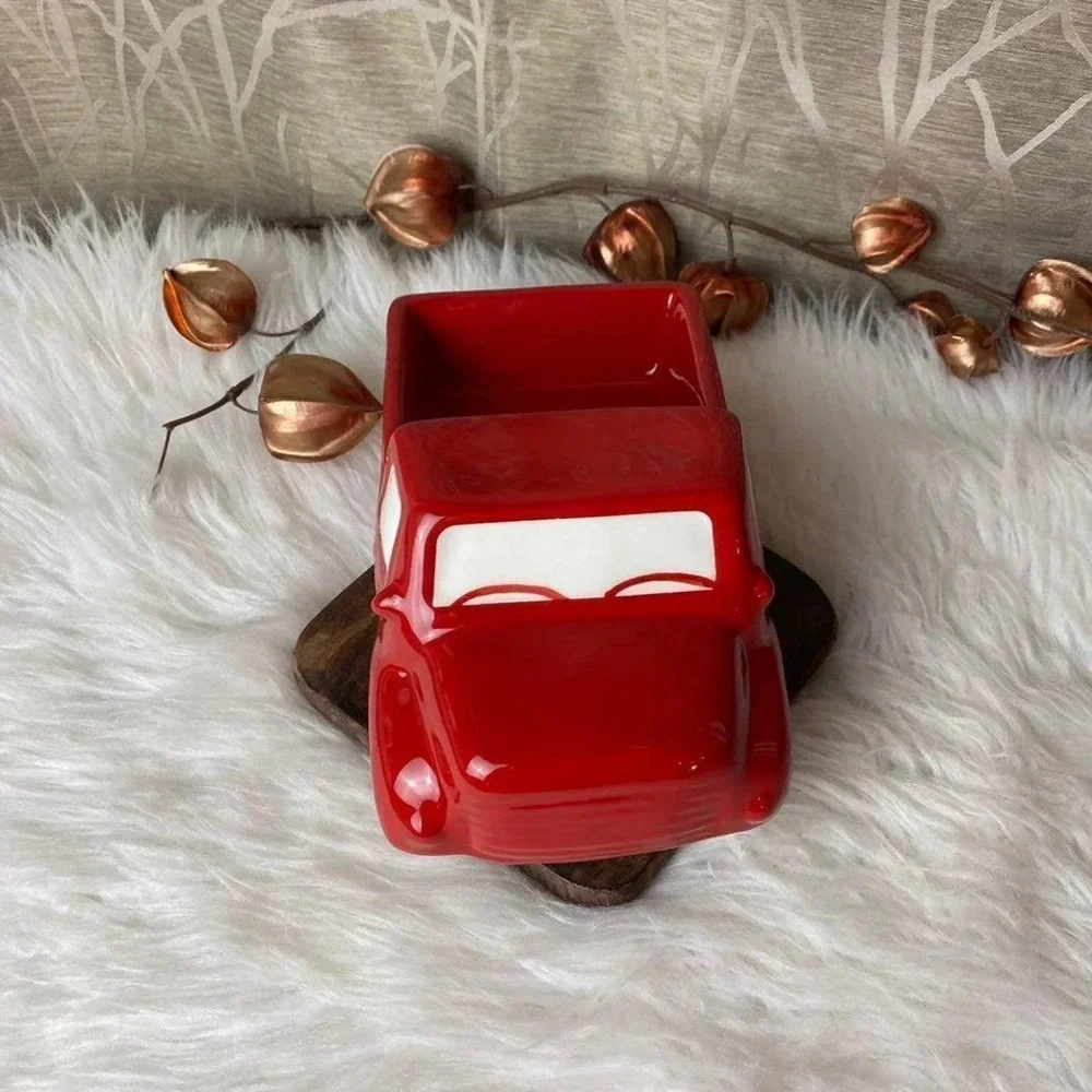 RAE DUNN FARMHOUSE HOME DECOR CERAMIC TRUCK AMERICA USA FOURTH JULY HOME NEW HTF - Picture 7 of 8